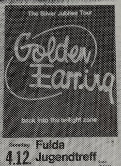 Golden Earring concert ad December 04, 1988 Fulda (Germany) - Jugendtreff